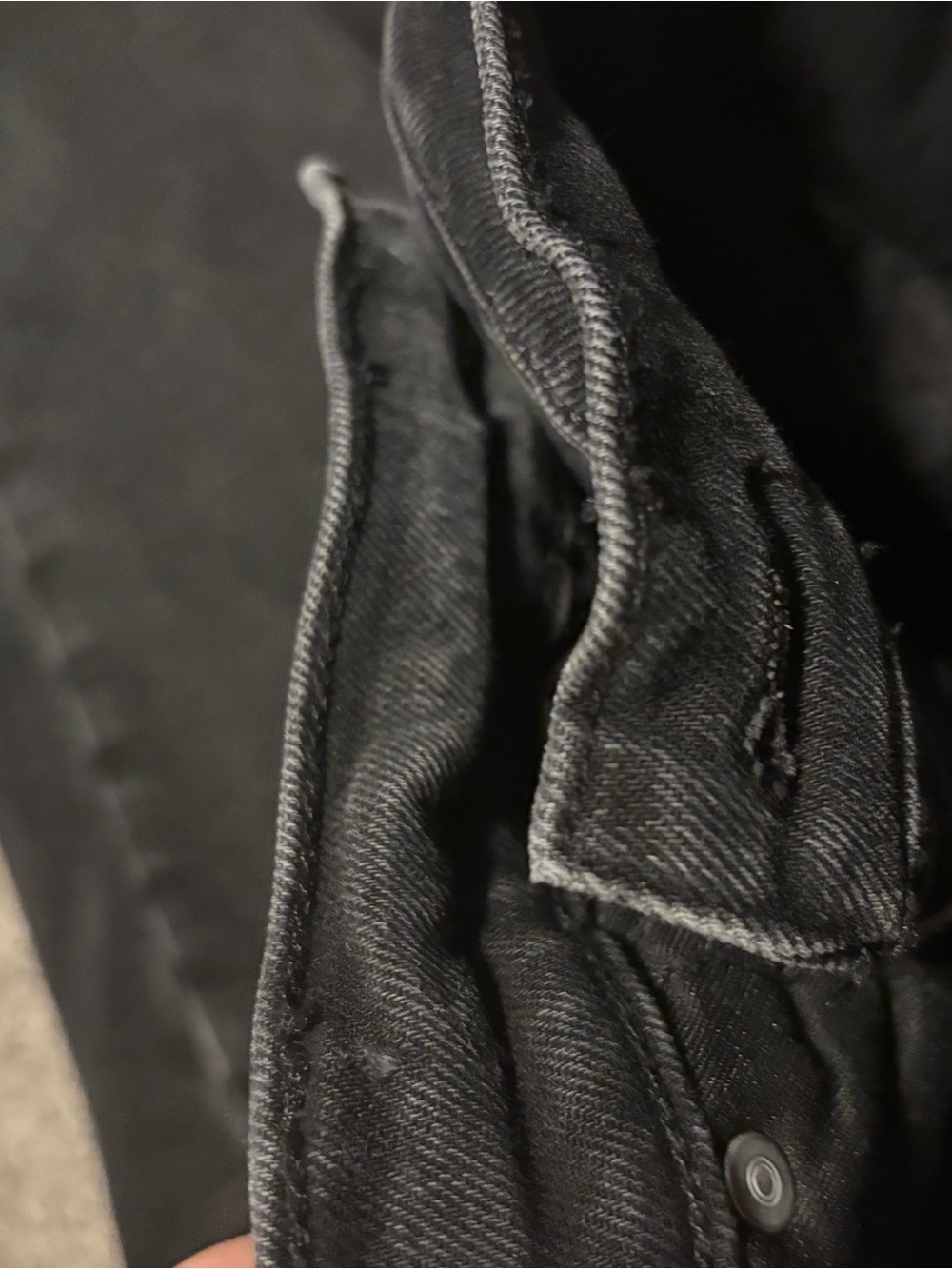 LOFT Black Straight-Leg Women's Jeans - Picture 4 of 6
